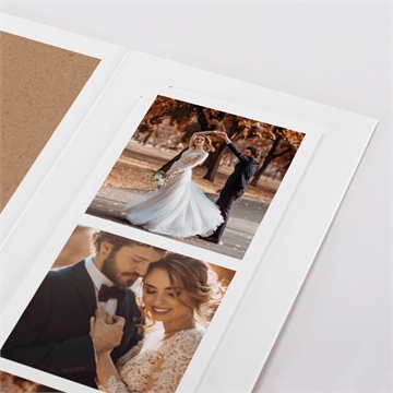 Dankeskarte Hochzeit blumenverziert - fotostreifen - vue 5