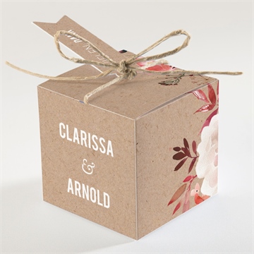 Geschenkbox Hochzeit floral - vue 2