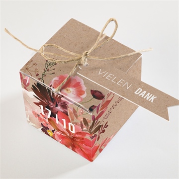 Geschenkbox Hochzeit floral - vue 3