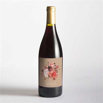 Flaschenetikett Hochzeit floral - vue 2