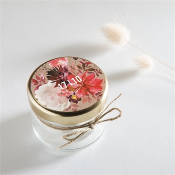 Aufkleber Hochzeit floral - vue 2