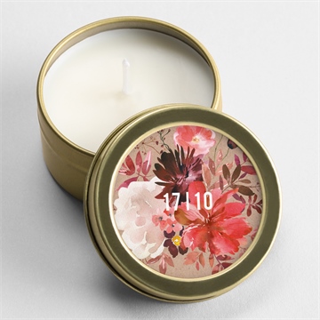 Kerze Hochzeit floral