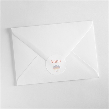 Sticker Geburt wolken & regenbogen - vue 3