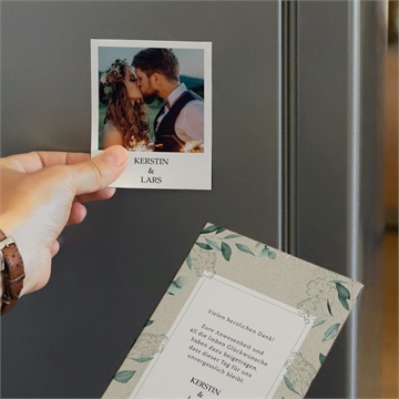 Dankeskarte Hochzeit intime blätterwelt - duo - vue 3