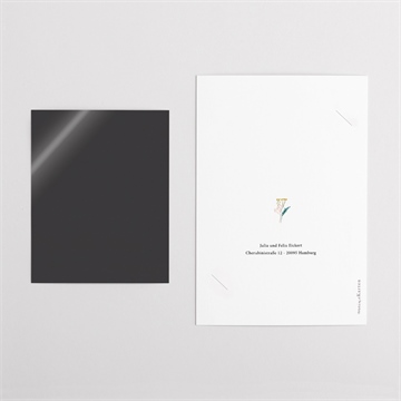 Dankeskarte Hochzeit landkunst - duo - vue 5