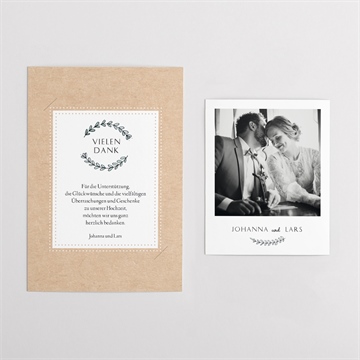 Dankeskarte Hochzeit perfekt geplant - duo - vue 4