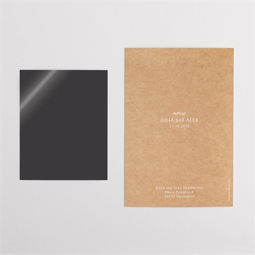 Dankeskarte Hochzeit boheme schick - duo - vue 5