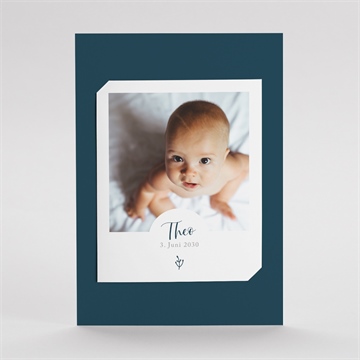 Geburtskarte foto-collage - duo
