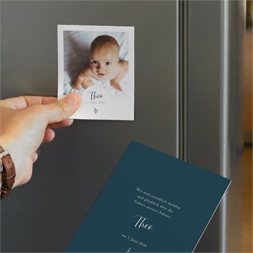 Geburtskarte foto-collage - duo - vue 3