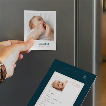 Geburtskarte mein erster reisepass - duo - vue 3