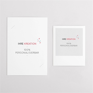 Geburtskarte blanco duo geburt (n23132) - vue 4