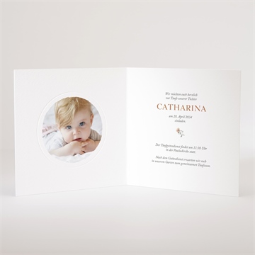 Einladung Taufe zarte tauben - vue 3