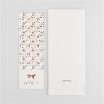 Einladung Taufe fuchs im wald - fotostreifen - vue 4