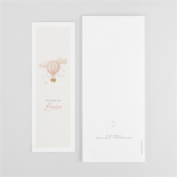 Einladung Taufe heißluftballon rosa - fotostr - vue 4