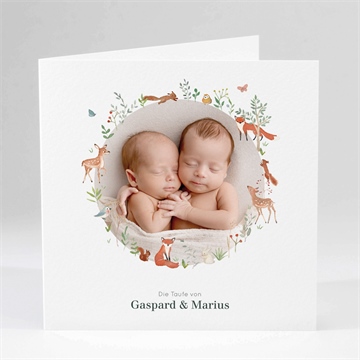 Einladung Taufe wald