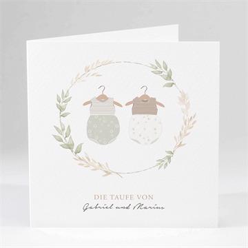 Einladung Taufe zwillingsbody