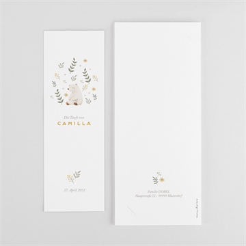 Einladung Taufe weißer bär - fotostreifen - vue 4