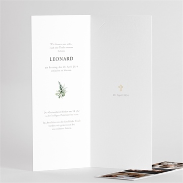 Einladung Taufe eukalyptuskranz -fotostreifen - vue 3