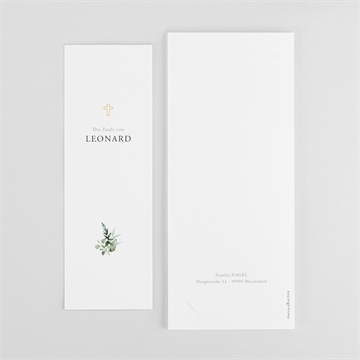 Einladung Taufe eukalyptuskranz -fotostreifen - vue 4