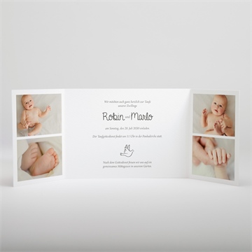 Einladung Taufe zwillingsillustrationen-klappk - vue 2