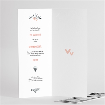 Einladung Taufe fotobox - fotostreifen - vue 3