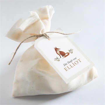 Geschenkanhänger Taufe fuchs - vue 2