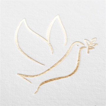 Einladung Taufe runder blumenkranz - vue 2