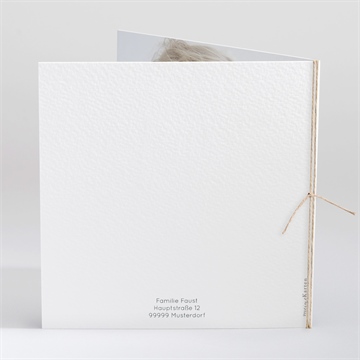 Einladung Taufe graziös - klappkarte - vue 3