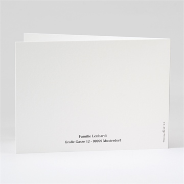 Trauerdanksagung ewig - klappkarte quer - vue 3