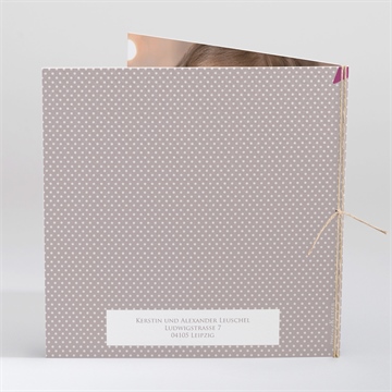 Einladung Taufe vogelgesang mädchen-klappkarte - vue 3