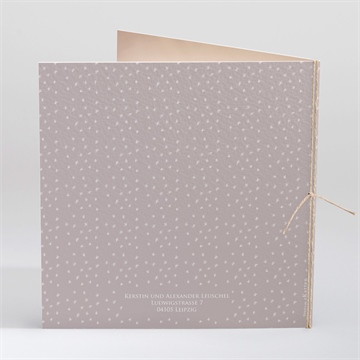 Einladung Taufe vogelgesang junge - klappkarte - vue 3