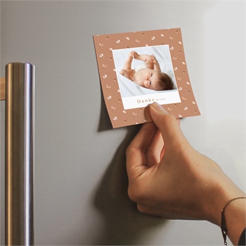 Dankeskarte Geburt herbstlich - vue 2