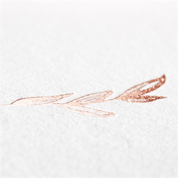 Einladung Taufe kupfer schrift - kupfer - vue 5