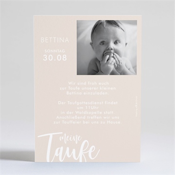 Einladung Taufe kupfer schrift - kupfer fisch - vue 3