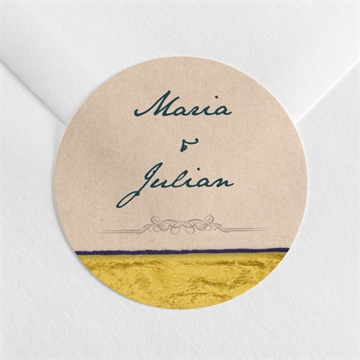 Aufkleber Hochzeitsjubiläum goldene feier