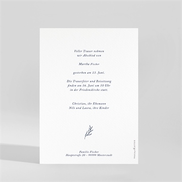 Trauerkarte trauerkerze - vue 2