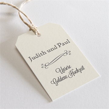 Geschenkanhänger Hochzeitsjubiläum ref. N291939