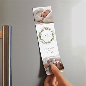 Andenken Taufe winter - magnet - vue 2