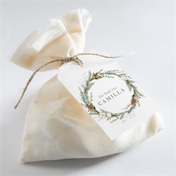 Geschenkanhänger Taufe winter - vue 2