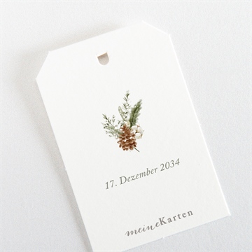 Geschenkanhänger Taufe winter - vue 3