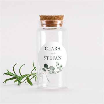 Glasfläschchen mit Korken Hochzeit ref. N3601855