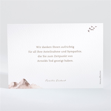 Trauerdanksagung dämmerung - vue 2