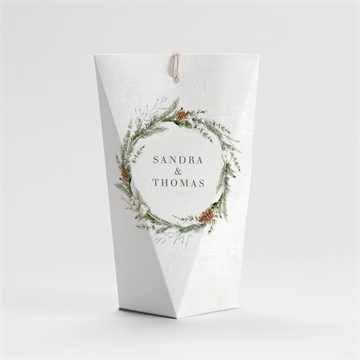 Geschenkbox Hochzeit hochzeit im winter - schachtel - vue 4