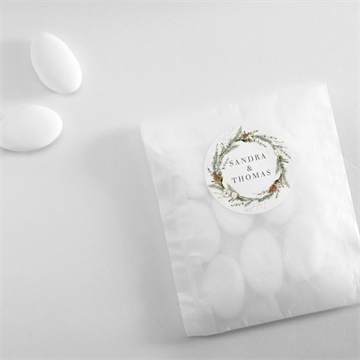 Aufkleber Hochzeit hochzeit im winter - vue 4