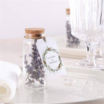 Glasfläschchen mit Korken Hochzeit hochzeit im winter - vue 2