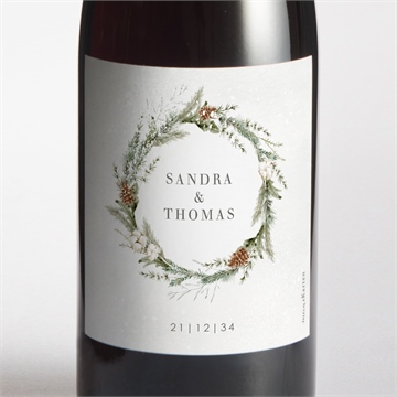 Flaschenetikett Hochzeit ref. N3002082