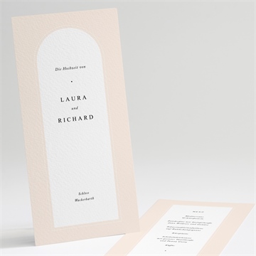 Menükarte Hochzeit ref. N221301