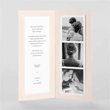 Dankeskarte Hochzeit sinnlichkeit - vue 2