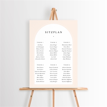 Sitzplan Hochzeit ref. N260305
