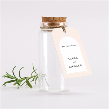 Glasfläschchen mit Korken Hochzeit ref. N291854